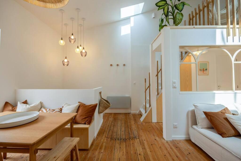 Ღ Mezzanine • T4 Spacieux, Lumineux Et Cosy Ла-Рошель Экстерьер фото
